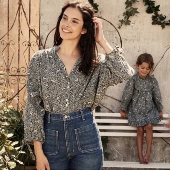 Rare Dôen O'Keefe Top in Blue Prancing
Fawn Print XS - Picture 3 of 14